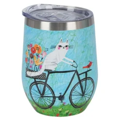 Kubek termiczny Koci Świat Rower 330 ml * Duo Outlet