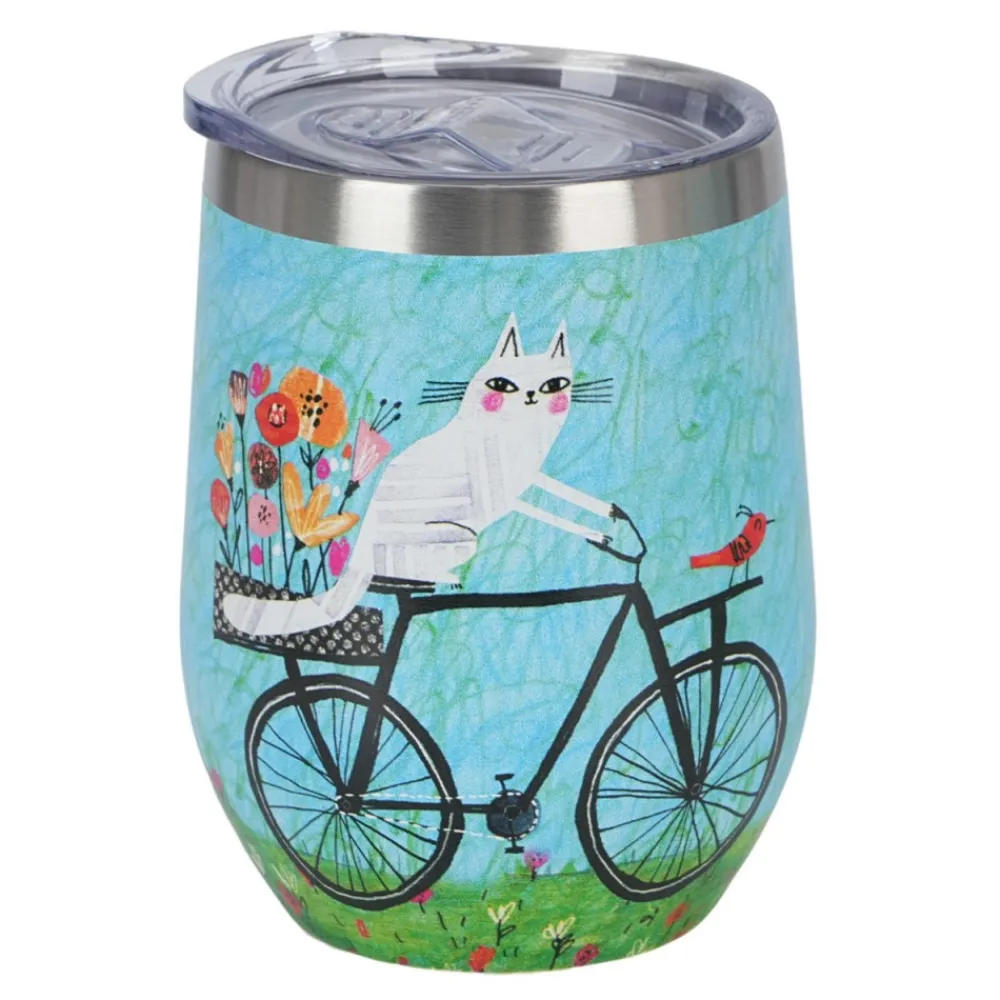 Kubek termiczny Koci Świat Rower 330 ml * Duo Outlet