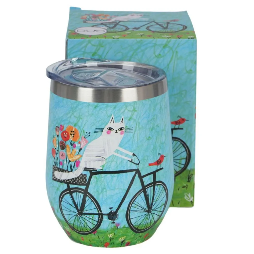 Kubek termiczny Koci Świat Rower 330 ml * Duo Outlet