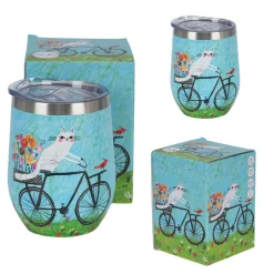 Kubek termiczny Koci Świat Rower 330 ml * Duo Outlet