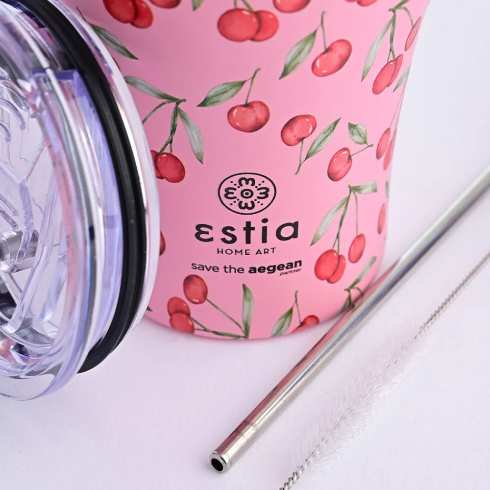 Kubek termiczny 350 ml Cherry Rose * Estia Sale