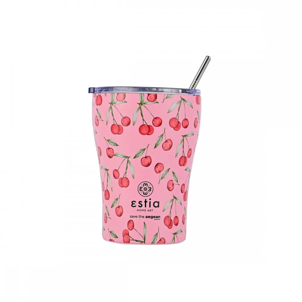Kubek termiczny 350 ml Cherry Rose * Estia Sale