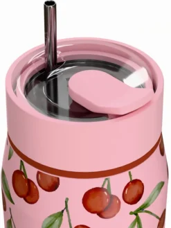 Kubek termiczny 360 ml Lens Cherry Rose * Estia Discount