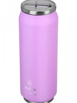 Kubek termiczny ze składaną słomką 500 ml Lavender Purple * Estia Hot