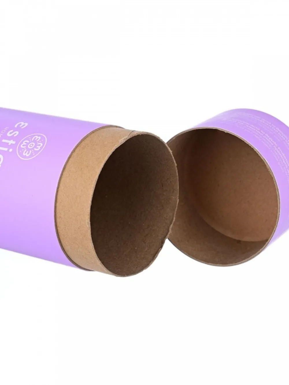 Kubek termiczny ze składaną słomką 500 ml Lavender Purple * Estia Hot