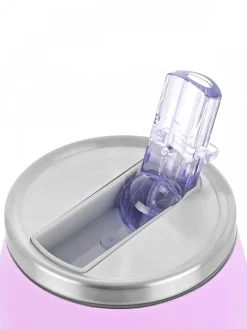 Kubek termiczny ze składaną słomką 500 ml Lavender Purple * Estia Hot