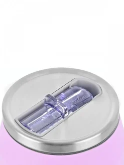 Kubek termiczny ze składaną słomką 500 ml Lavender Purple * Estia Hot