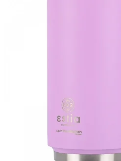 Kubek termiczny ze składaną słomką 500 ml Lavender Purple * Estia Hot