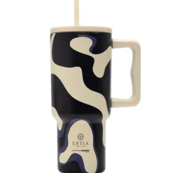 Kubek termiczny ze słomką 900 ml Bold Drift * Estia New