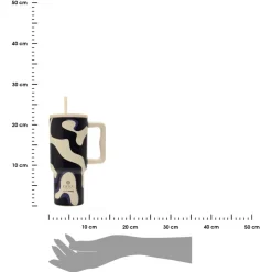 Kubek termiczny ze słomką 900 ml Bold Drift * Estia New
