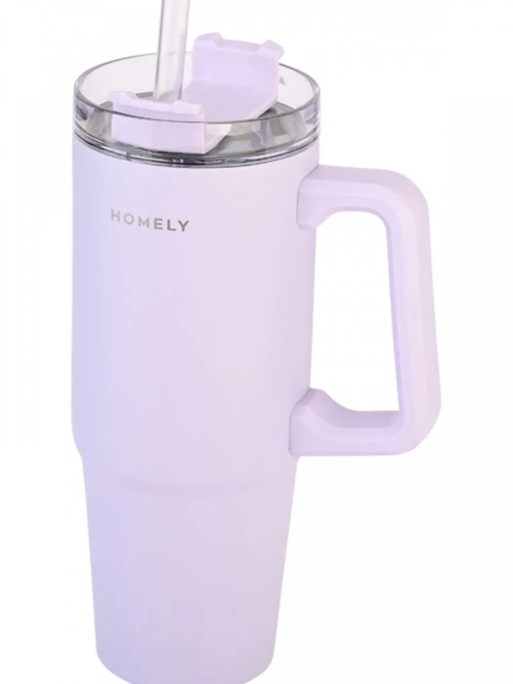 Kubek termiczny ze słomką 900 ml Lavender Fog * Estia Hot