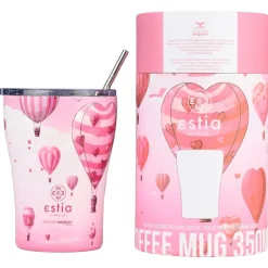 Kubek termiczny ze słomką 350 ml Love Ascend * Estia Clearance