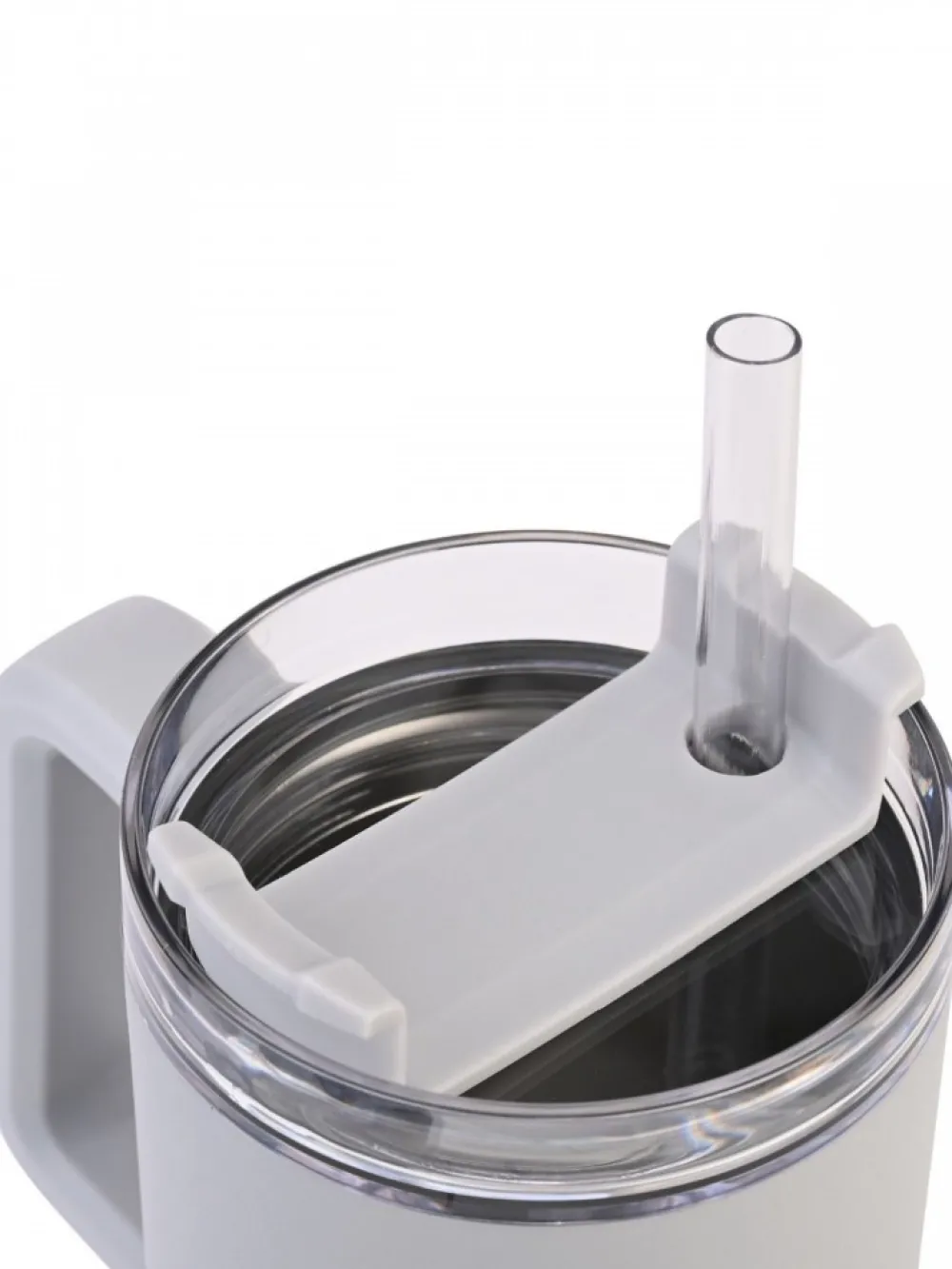 Kubek termiczny ze słomką 900 ml Pebble Gray * Estia New