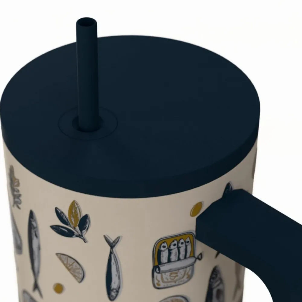 Kubek termiczny ze słomką 900 ml Salt Life * Estia Clearance