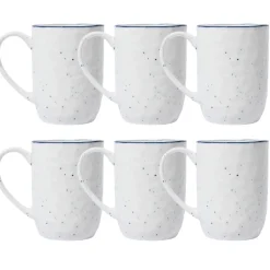 Kubki porcelanowe 395 ml 6 szt. Pebbles