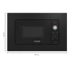 Kuchenka mikrofalowa do zabudowy BOSCH BFL623MB3 *