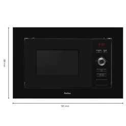 Kuchenka mikrofalowa do zabudowy AMICA AMMB20E1GB * Hot