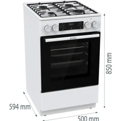 Kuchnia gazowo-elektryczna GORENJE GK5C42WH