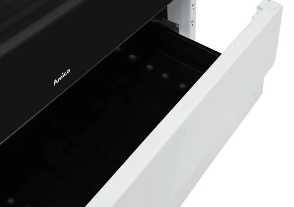 Kuchnia gazowo-elektryczna AMICA 510GEH3.33ZpTaDpA(W) PIZZA
