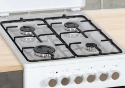 Kuchnia gazowo-elektryczna -56-KGE-03 biała * MPM Clearance