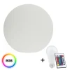 Kula Ogrodowa GLOBO biała 40 cm z żarówką RGB A60 10W i pilotem * Eko-light Online