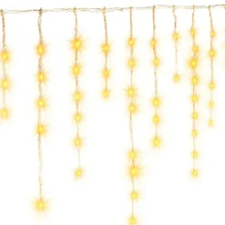 Kurtyna świetlna 10m ciepła biel 600 LED