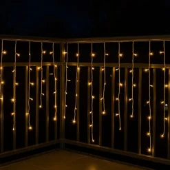 Kurtyna świetlna 10m ciepła biel 600 LED