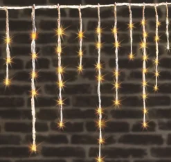 Kurtyna świetlna 10m ciepła biel 600 LED