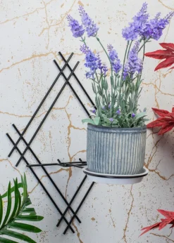 Kwietnik ścienny metalowy do zawieszenia 41 cm LOFT