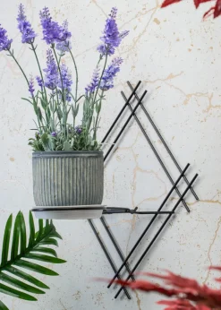 Kwietnik ścienny metalowy do zawieszenia 41 cm LOFT