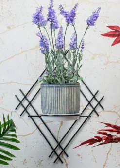 Kwietnik ścienny metalowy do zawieszenia 41 cm LOFT