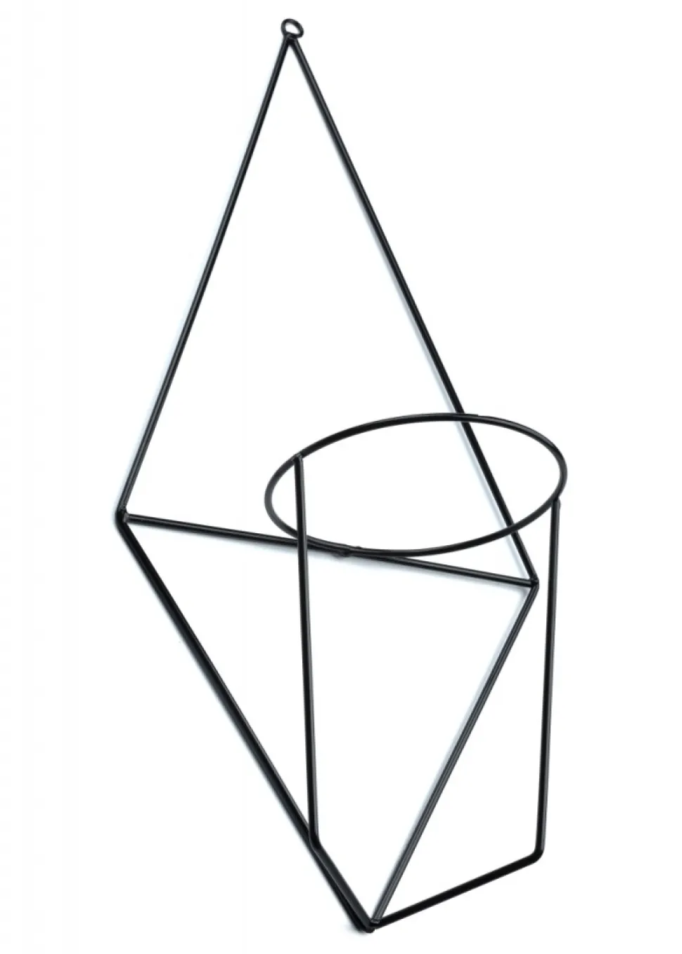 Kwietnik ścienny wiszący pojedynczy LOFT 63 cm