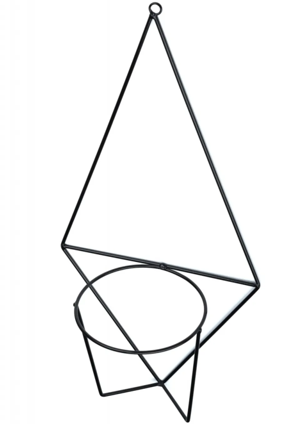 Kwietnik ścienny wiszący pojedynczy LOFT 63 cm