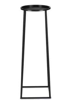 Kwietnik industrialny czarny stojak 70 cm LOFT