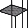 Kwietnik KASKADA czarny 110 cm siatka metalowy LOFT