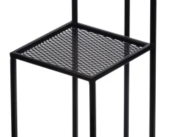 Kwietnik KASKADA czarny 110 cm siatka metalowy LOFT