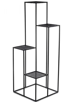 Kwietnik KASKADA czarny 110 cm siatka metalowy LOFT