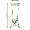 Kwietnik metalowy na jedną donicę Sibyl 72 cm