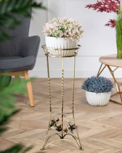 Kwietnik metalowy na jedną donicę Sibyl 72 cm