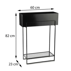 Kwietnik metalowy stojak na kwiaty 82 cm LOFT