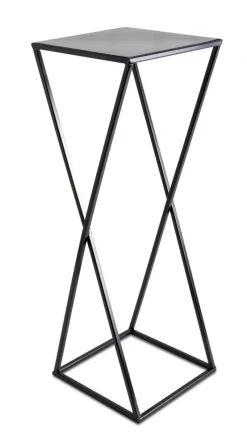 Kwietnik na rośliny stojący 70 cm czarny LOFT