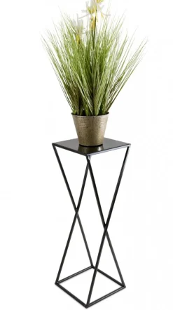 Kwietnik na rośliny stojący 70 cm czarny LOFT