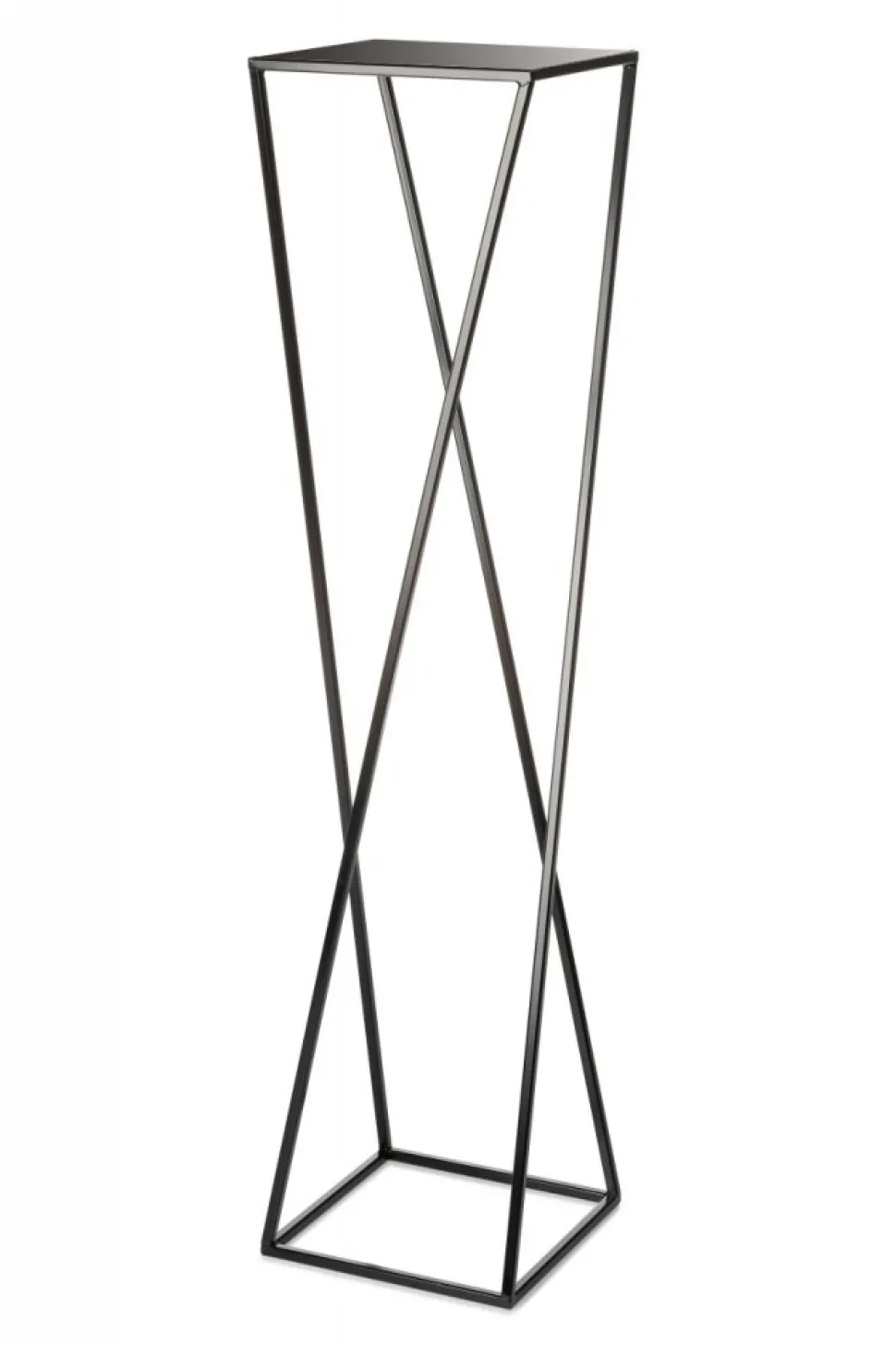 Kwietnik nowoczesny czarny stojący 100 cm LOFT