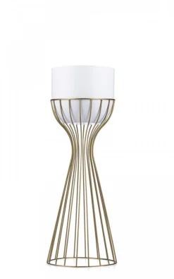 Kwietnik nowoczesny LOFT z osłonką 56 cm GLAM