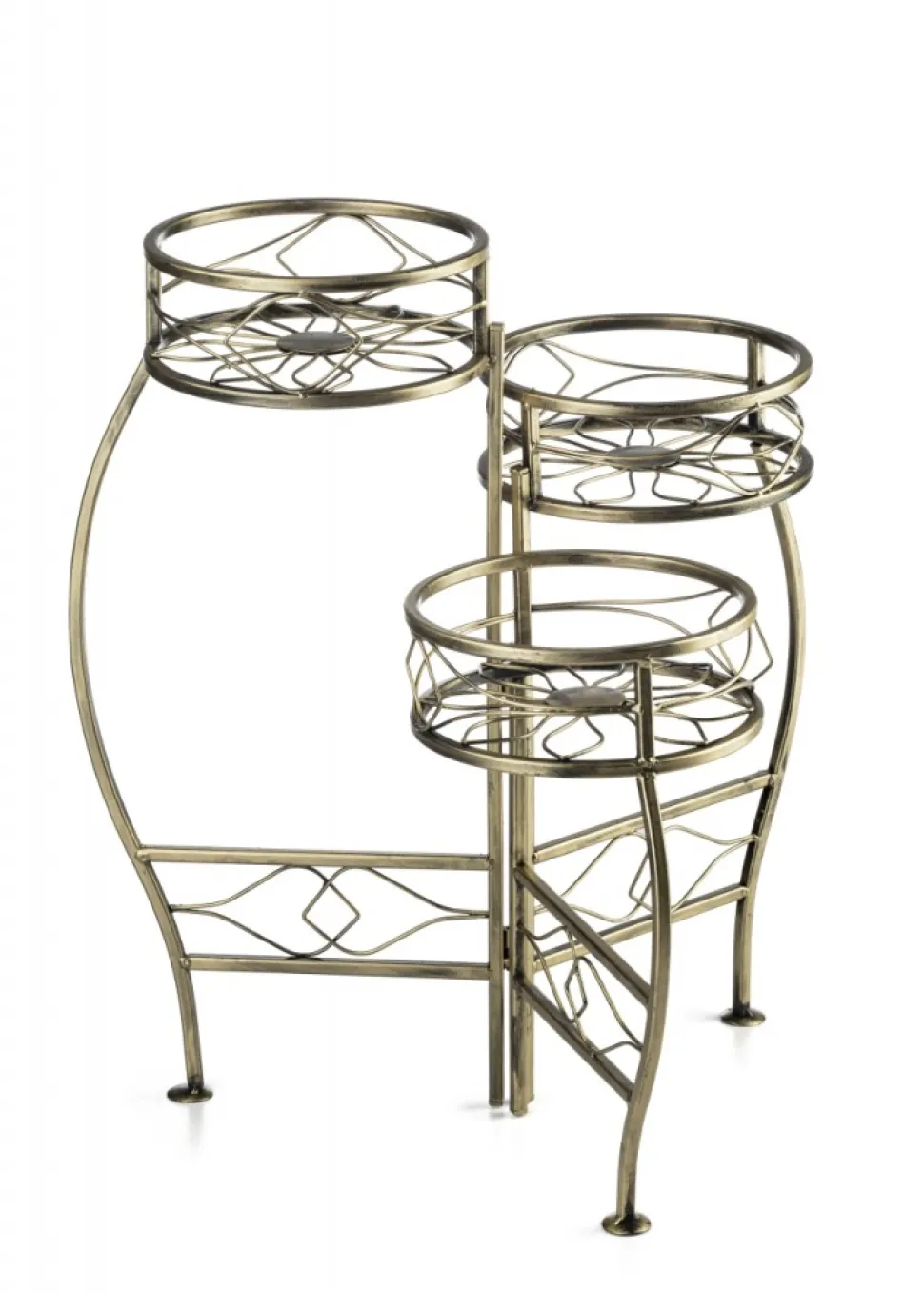 Kwietnik składany stojący potrójny LOFT 62 cm