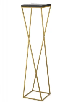 Kwietnik stojak 100 cm złoty metal