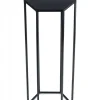 Kwietnik stojak na kwiaty czarny 70 cm LOFT