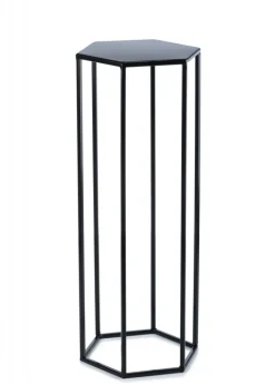 Kwietnik stojak na kwiaty czarny 70 cm LOFT