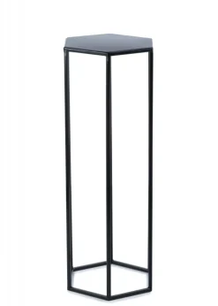 Kwietnik stojak na kwiaty czarny 70 cm LOFT