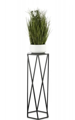 Kwietnik stojak na rośliny czarny 70 cm LOFT